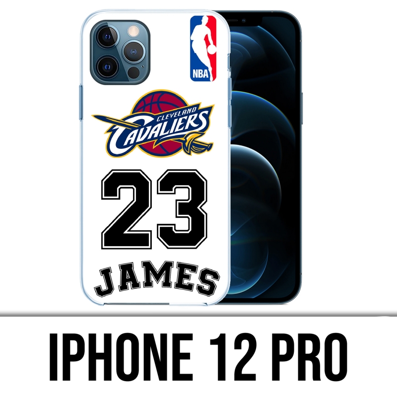 Funda para iPhone 12 Pro - Lebron James White