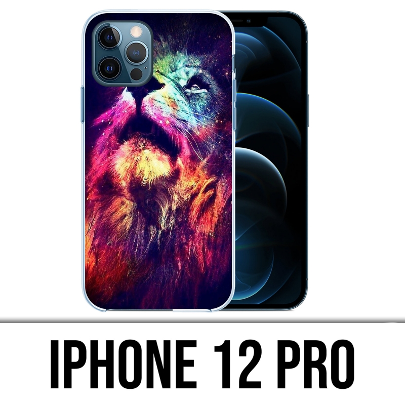 Funda para iPhone 12 Pro - Galaxy Lion