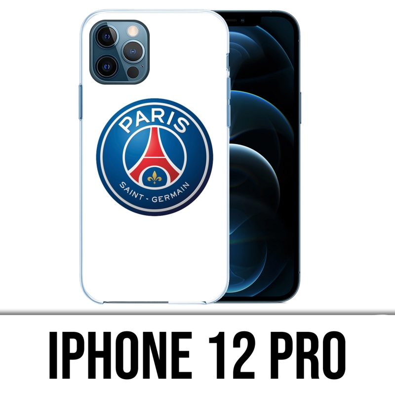 Custodia per iPhone 12 Pro - Logo Psg Sfondo Bianco