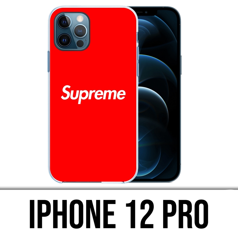 Coque iPhone 12 Pro - Logo Supreme