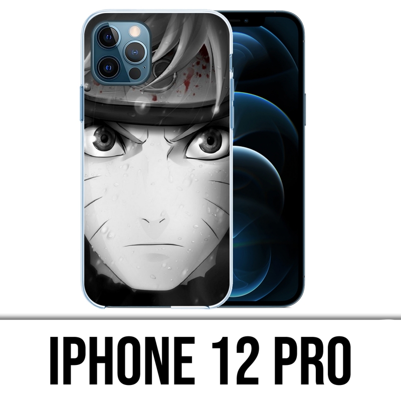 Funda para iPhone 12 Pro - Naruto Blanco y Negro