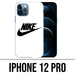 Custodia per iPhone 12 Pro - Logo Nike bianco