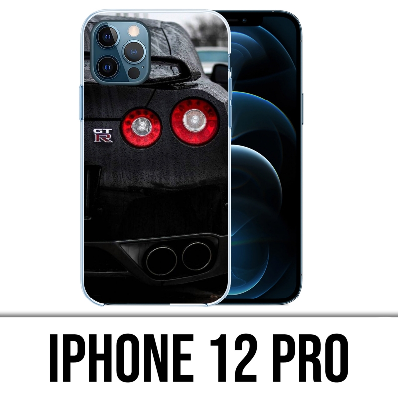 Custodia per iPhone 12 Pro - Nissan Gtr nera