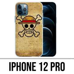 Coque iPhone 12 Pro - One Piece Vintage Logo