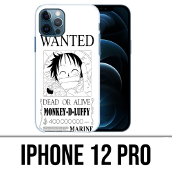 Funda para iPhone 12 Pro - One Piece Wanted Luffy