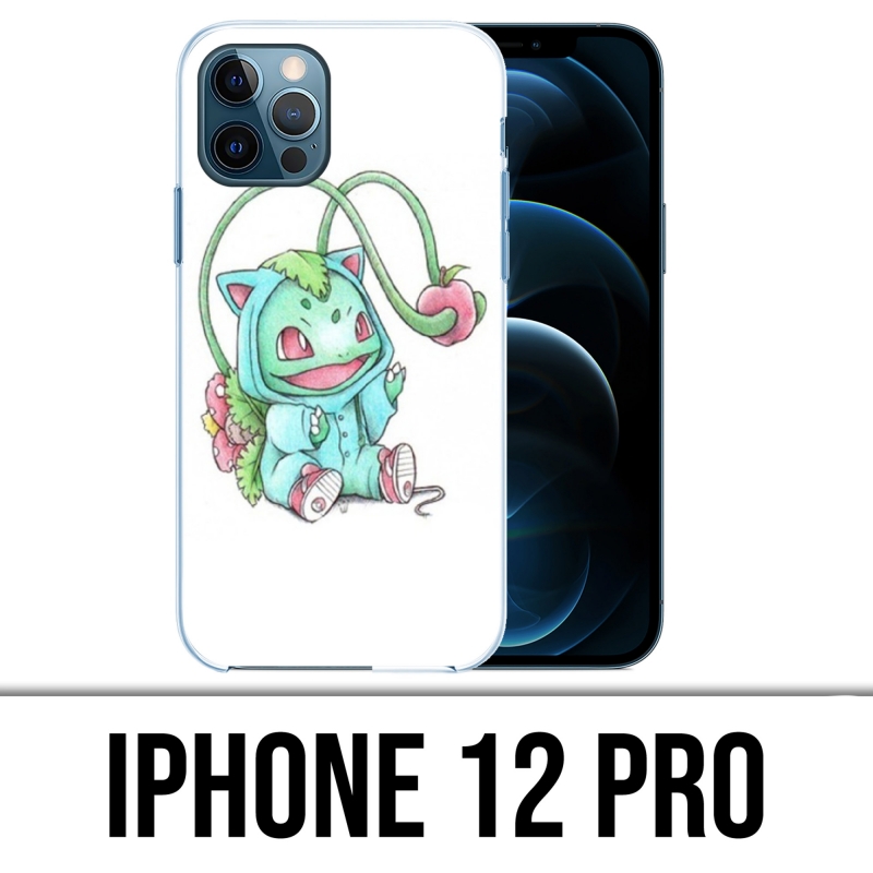 Coque iPhone 12 Pro - Pokemon Bébé Bulbizarre