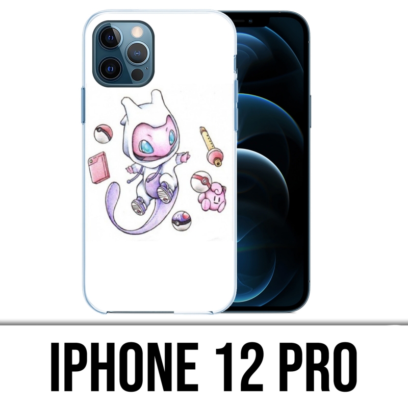 Coque iPhone 12 Pro - Pokemon Bébé Mew