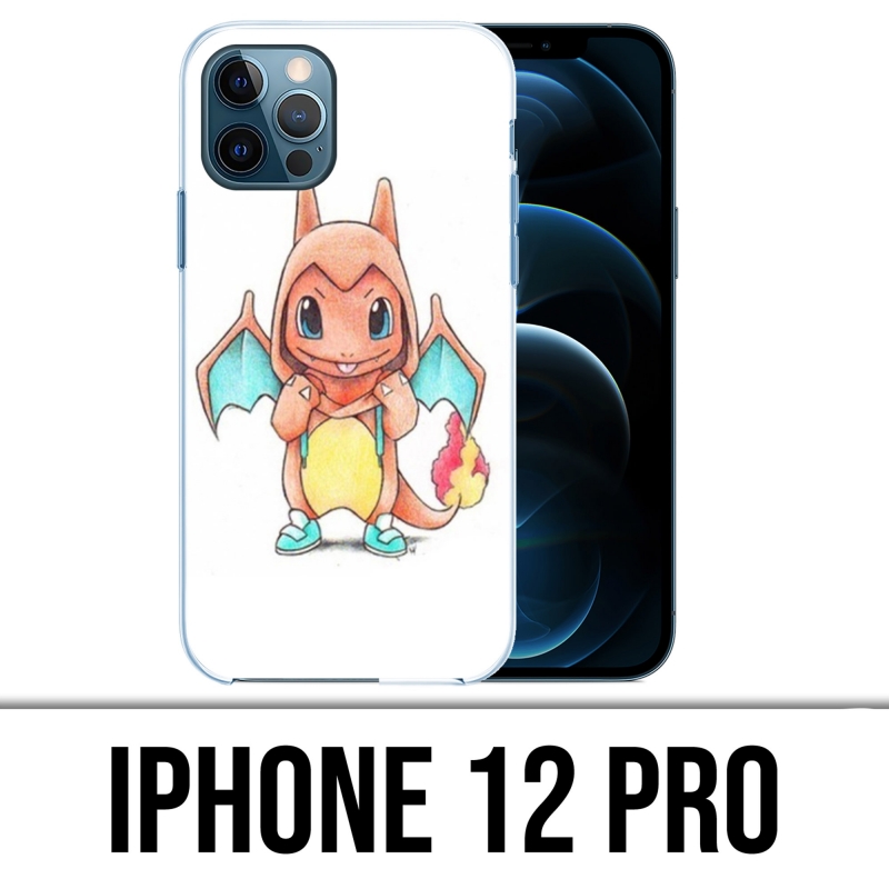 Coque iPhone 12 Pro - Pokemon Bébé Salameche