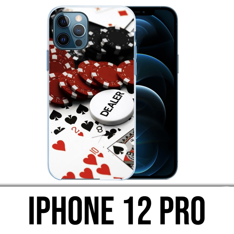 Coque iPhone 12 Pro - Poker Dealer