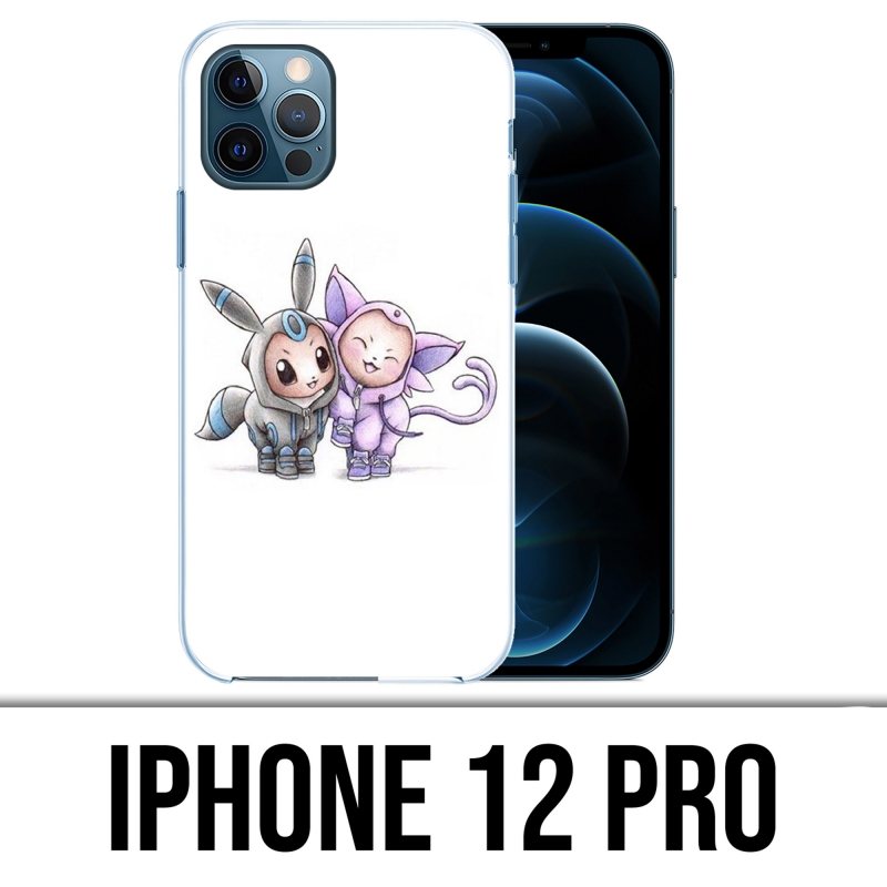 Coque iPhone 12 Pro - Pokémon Bébé Mentali Noctali