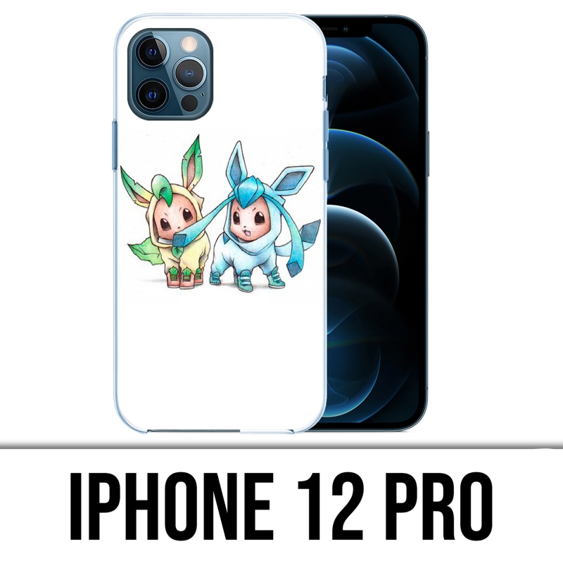 Coque iPhone 12 Pro - Pokémon Bébé Phyllali