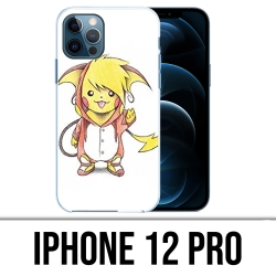 Coque iPhone 12 Pro - Pokémon Bébé Raichu