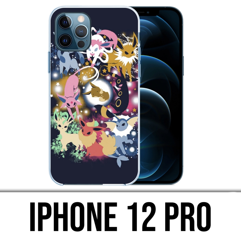 Coque iPhone 12 Pro - Pokémon Évoli Évolutions