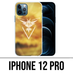 IPhone 12 Pro Case - Pokémon Go Team Yellow Grunge