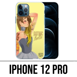 Coque iPhone 12 Pro - Princesse Belle Gothique