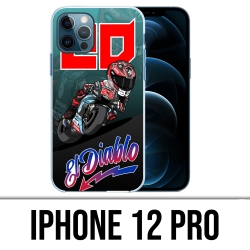 Coque iPhone 12 Pro - Quartararo-Cartoon