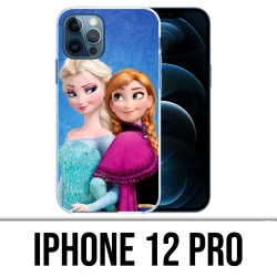 Funda para iPhone 12 Pro - Frozen Elsa y Anna