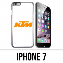 Custodia per iPhone 7 - Logo Ktm sfondo bianco