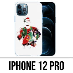 Coque iPhone 12 Pro - Ronaldo Football Splash