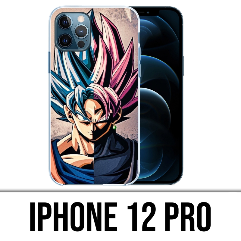 Coque iPhone 12 Pro - Sangoku Dragon Ball Super