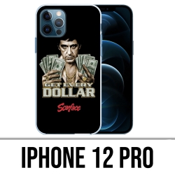 Coque iPhone 12 Pro - Scarface Get Dollars