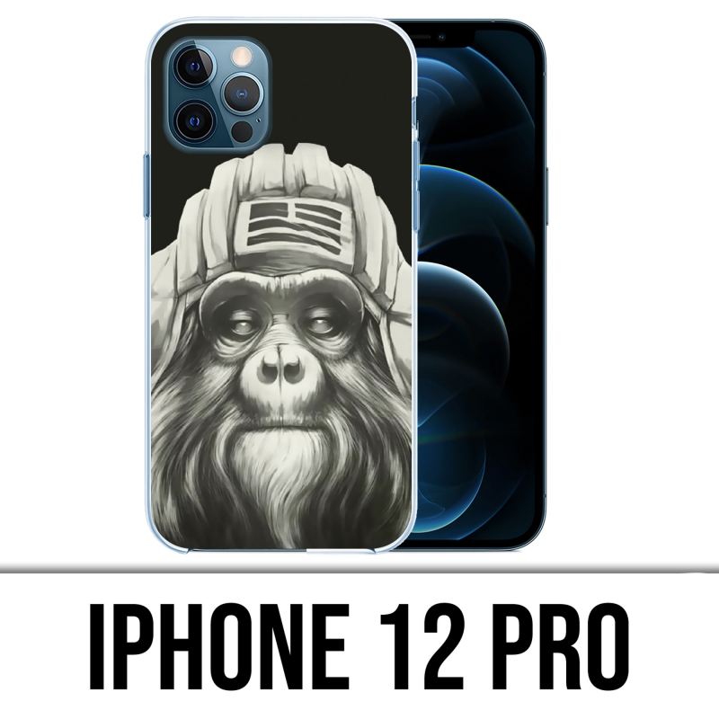 Funda para iPhone 12 Pro - Aviator Monkey Monkey