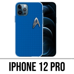 Coque iPhone 12 Pro - Star Trek Bleu