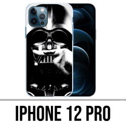 Coque iPhone 12 Pro - Star Wars Dark Vador Moustache
