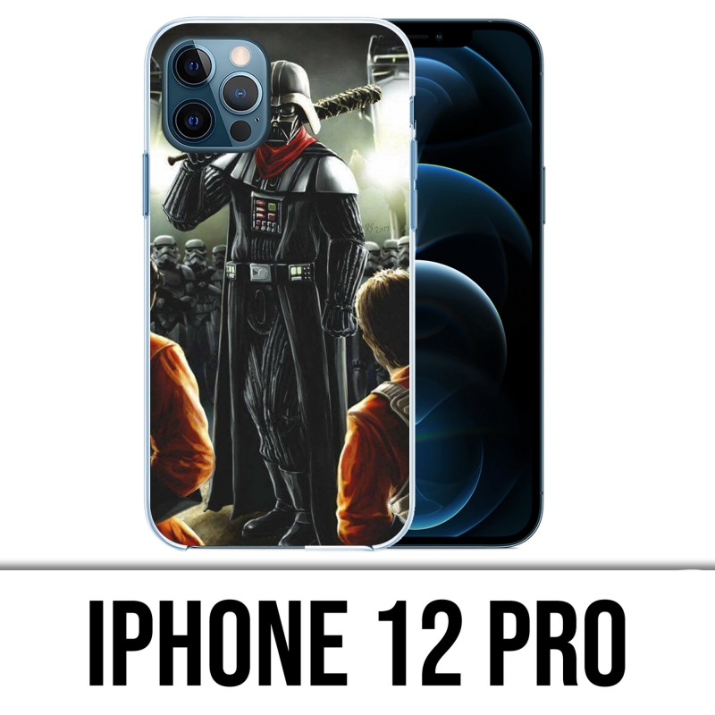 Coque iPhone 12 Pro - Star Wars Dark Vador Negan