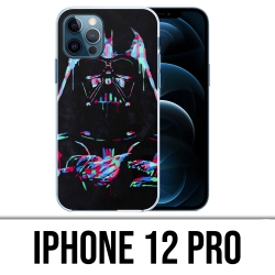 Coque iPhone 12 Pro - Star Wars Dark Vador Néon