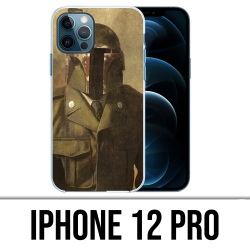 Coque iPhone 12 Pro - Star Wars Vintage Boba Fett