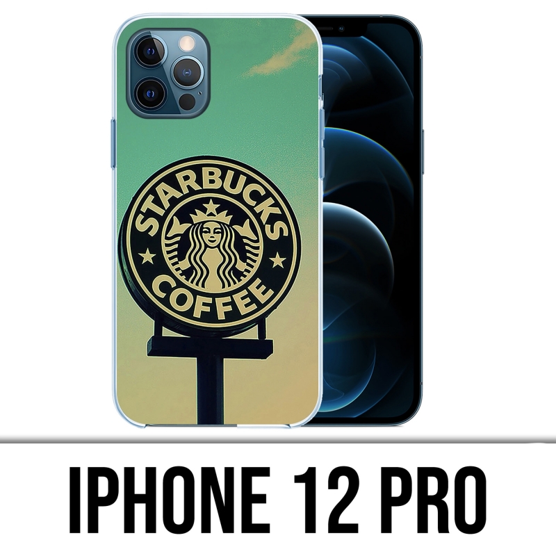 Coque iPhone 12 Pro - Starbucks Vintage