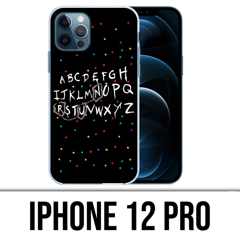 Custodia iPhone 12 Pro - Stranger Things Alphabet