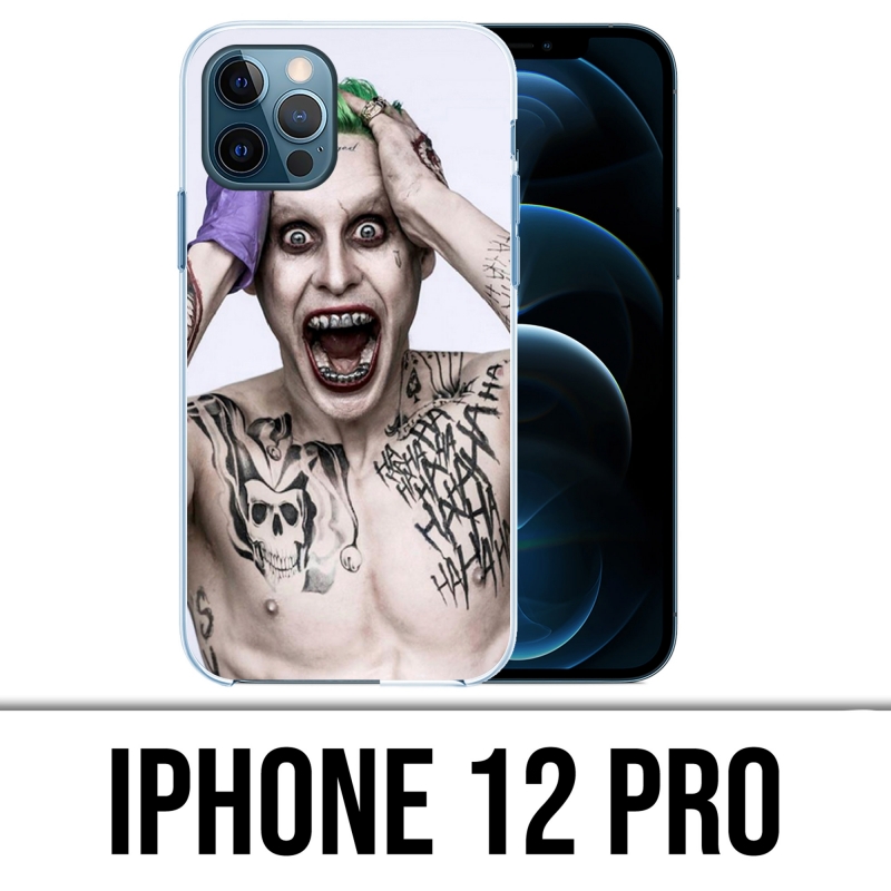 Coque iPhone 12 Pro - Suicide Squad Jared Leto Joker