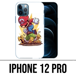 Custodia per iPhone 12 Pro - Super Mario Cartoon Turtle