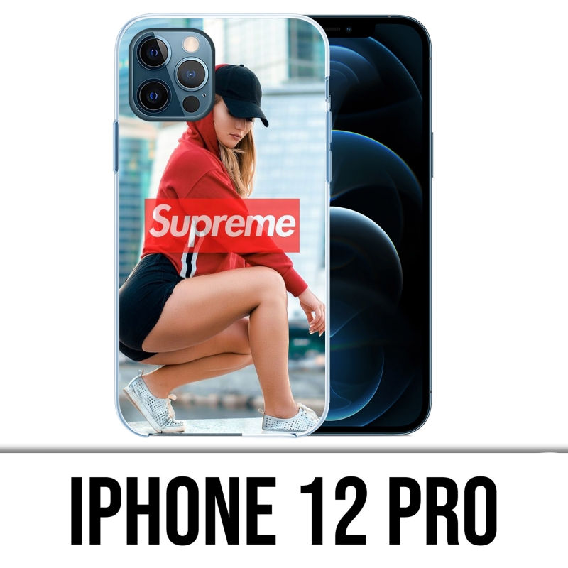 Coque iPhone 12 Pro - Supreme Fit Girl