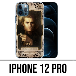 Coque iPhone 12 Pro - Vampire Diaries Stefan