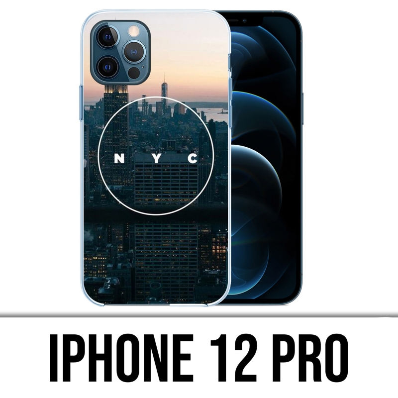 Coque iPhone 12 Pro - Ville Nyc New Yock