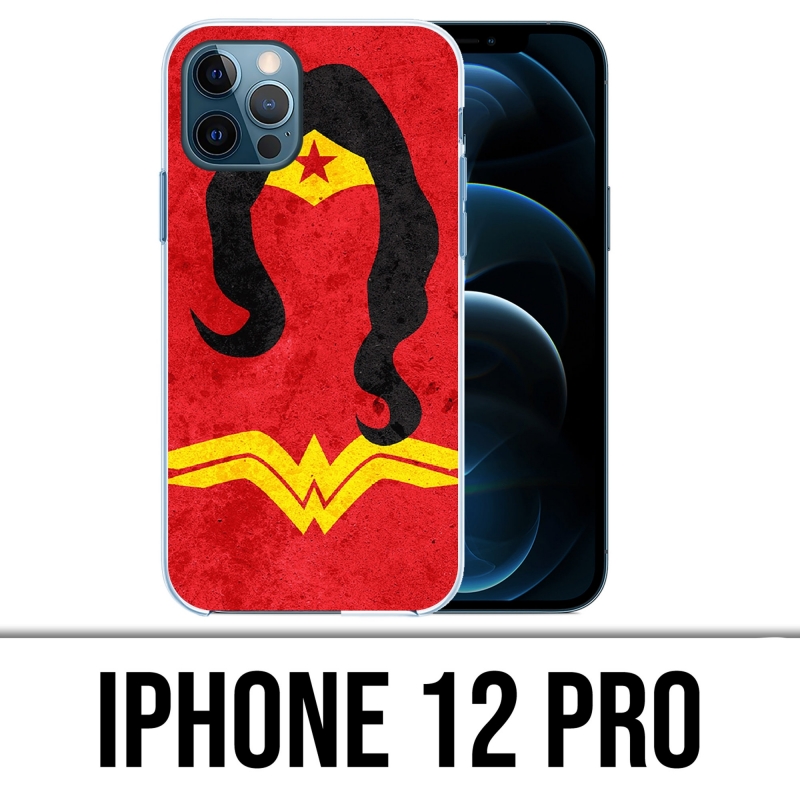 Coque iPhone 12 Pro - Wonder Woman Art Design