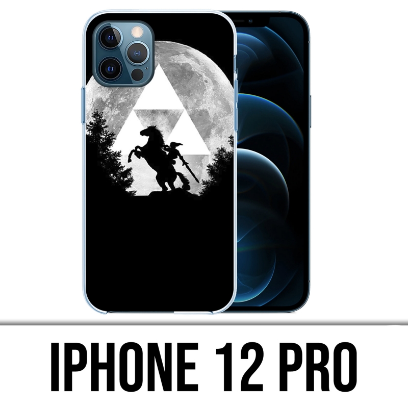 Coque iPhone 12 Pro - Zelda Lune Trifoce