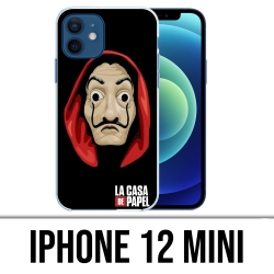 Funda para iPhone 12 mini - La Casa De Papel - Máscara Dalí