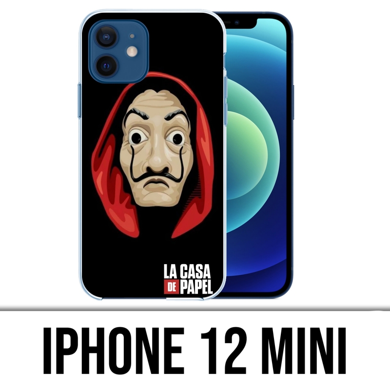 Coque iPhone 12 mini - La Casa De Papel - Masque Dali