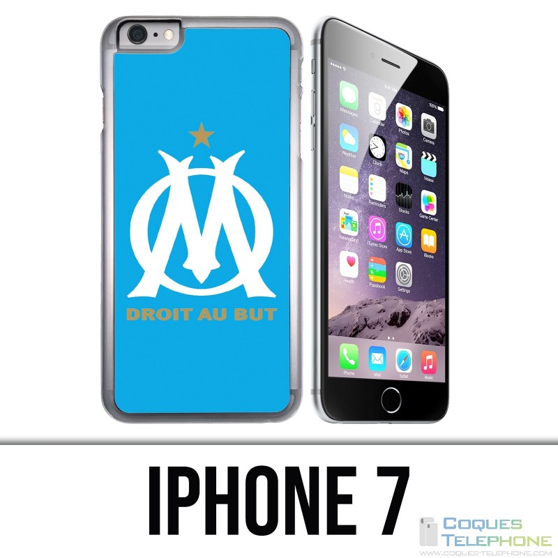 Funda para iPhone 7 - Logotipo azul de Om Marsella