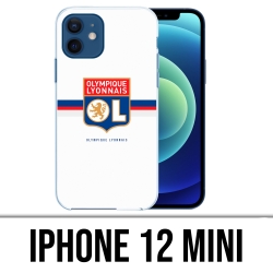 Coque iPhone 12 mini - OL Olympique Lyonnais Logo Bandeau