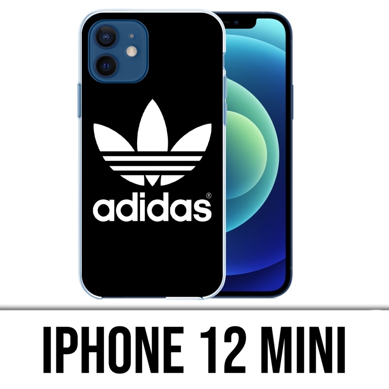 Coque iPhone 12 mini - Adidas Classic Noir