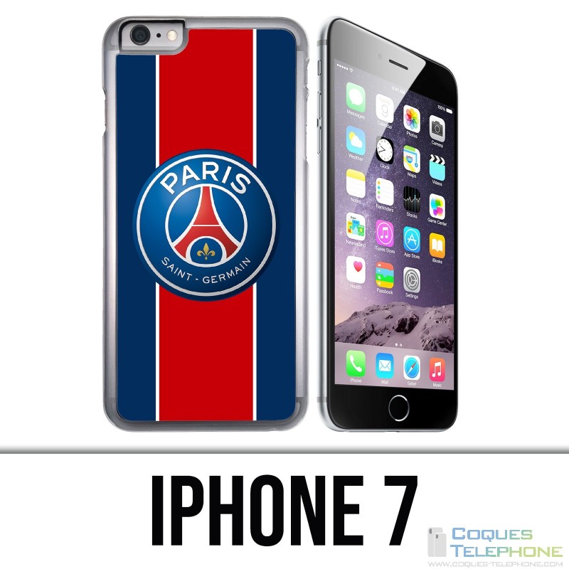 Custodia per iPhone 7 - Logo Psg New Red Band