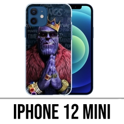 Coque iPhone 12 mini - Avengers Thanos King
