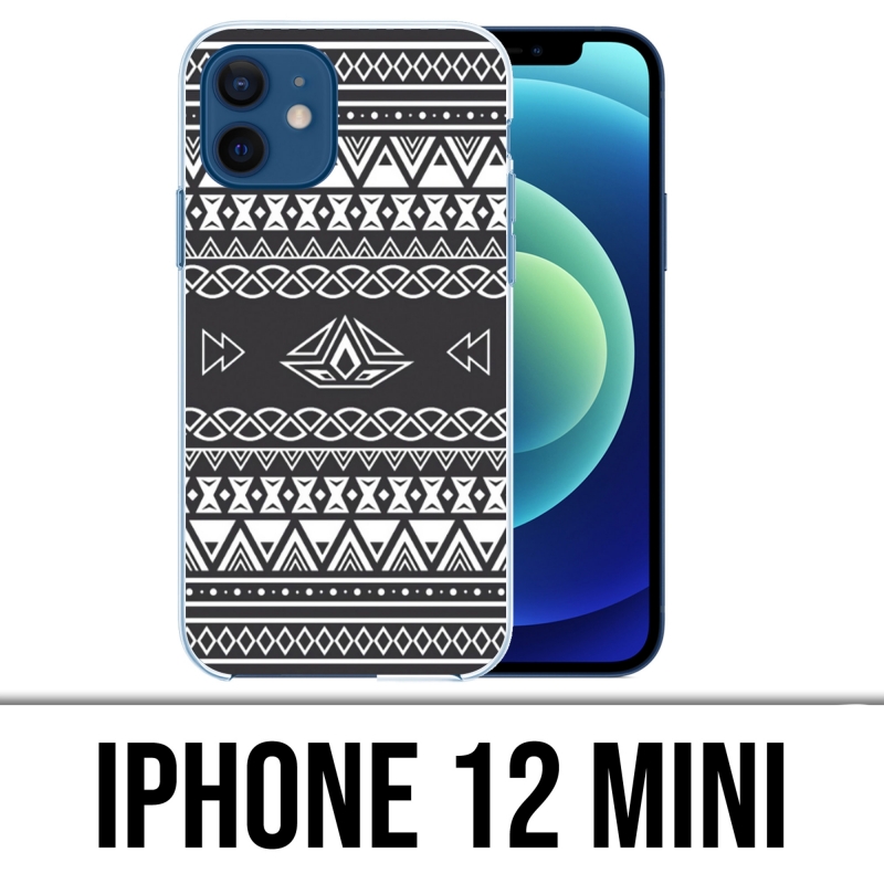 IPhone 12 mini Case - Gray Aztec