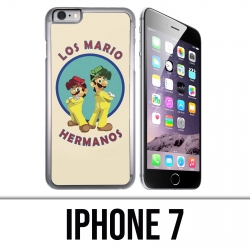 Coque iPhone 7 - Los Mario Hermanos