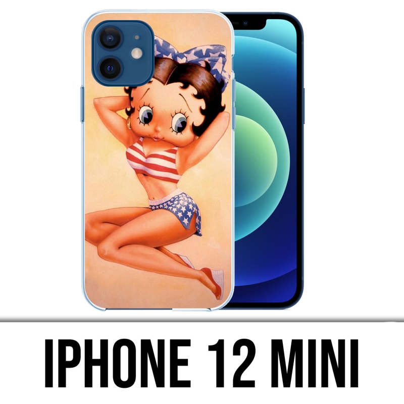 Coque iPhone 12 mini - Betty Boop Vintage